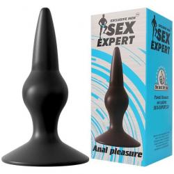 Втулка анальная на присоске цвет чёрный, длина 10 см диаметр 3.1 см Sex Expert Vestalshop.ru - Изображение 2