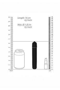Вибропуля Bullet Vibrator Extra Long, черная, 10.5 см Vestalshop.ru - Изображение 3