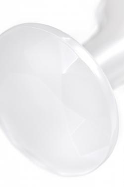 Анальная втулка TOYFA, акрил, белый, 9,5 см, диаметр 3,4 см Vestalshop.ru - Изображение 4