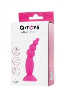 Анальная втулка A-Toys by TOYFA Hild, силикон, розовый, 11 см Vestalshop.ru - Изображение 12