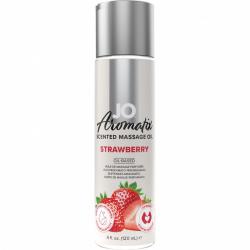 Массажное масло JO - Aromatix - Massage Oil - Strawberry 120 mL Vestalshop.ru - Изображение 1