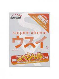 SAGAMI Xtreme 0.04 мм ультратонкие презервативы 3 шт. Vestalshop.ru - Изображение 5