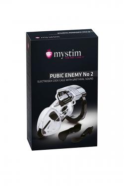 Электростимулятор Mystim Pubic Enemy,ABS  пластик, прозрачный, 8,2 см Vestalshop.ru - Изображение 2