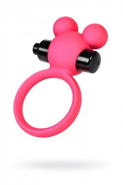 Виброкольцо на пенис A-Toys by TOYFA, силикон, розовое, Ø 3,1 см Vestalshop.ru - Изображение 1