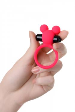 Виброкольцо на пенис A-Toys by TOYFA, силикон, розовое, Ø 3,1 см Vestalshop.ru - Изображение 4