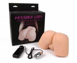 Passion Lady Flower baby мастурбатор вагина и анус с вибрацией - телесный