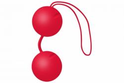 Joyballs Trend Вагинальные шарики красные  матовые