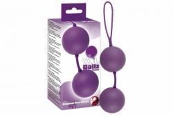 Вагинальные шарики XXL Balls purple, диамтер 5 см Vestalshop.ru - Изображение 1
