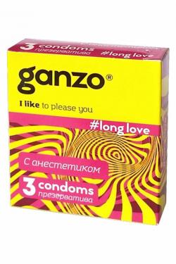Презервативы GANZO LONG LOVE №3 (пролонгирующие)
