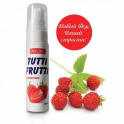 Tutti Frutti лубрикант со вкусом земляники 30 мл. Vestalshop.ru - Изображение 2