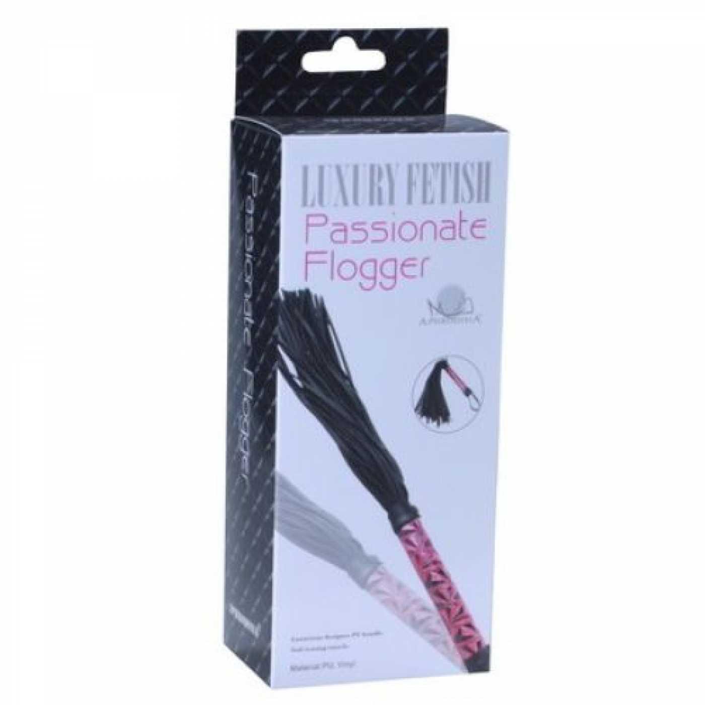 Плеть 'Passionate Flogger' цвет ручки черный Vestalshop.ru - Изображение 1