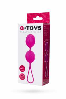 Вагинальные шарики TOYFA A-Toys розовые 15см Ø 3,5 см