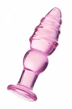 Анальная втулка SEXUS ( розовая) из стекла