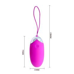 Вибрирующее яйцо Pretty Love Berger Purple 12 режимов BI0513