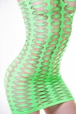 Платье-сетка Joli Siesta зеленое
