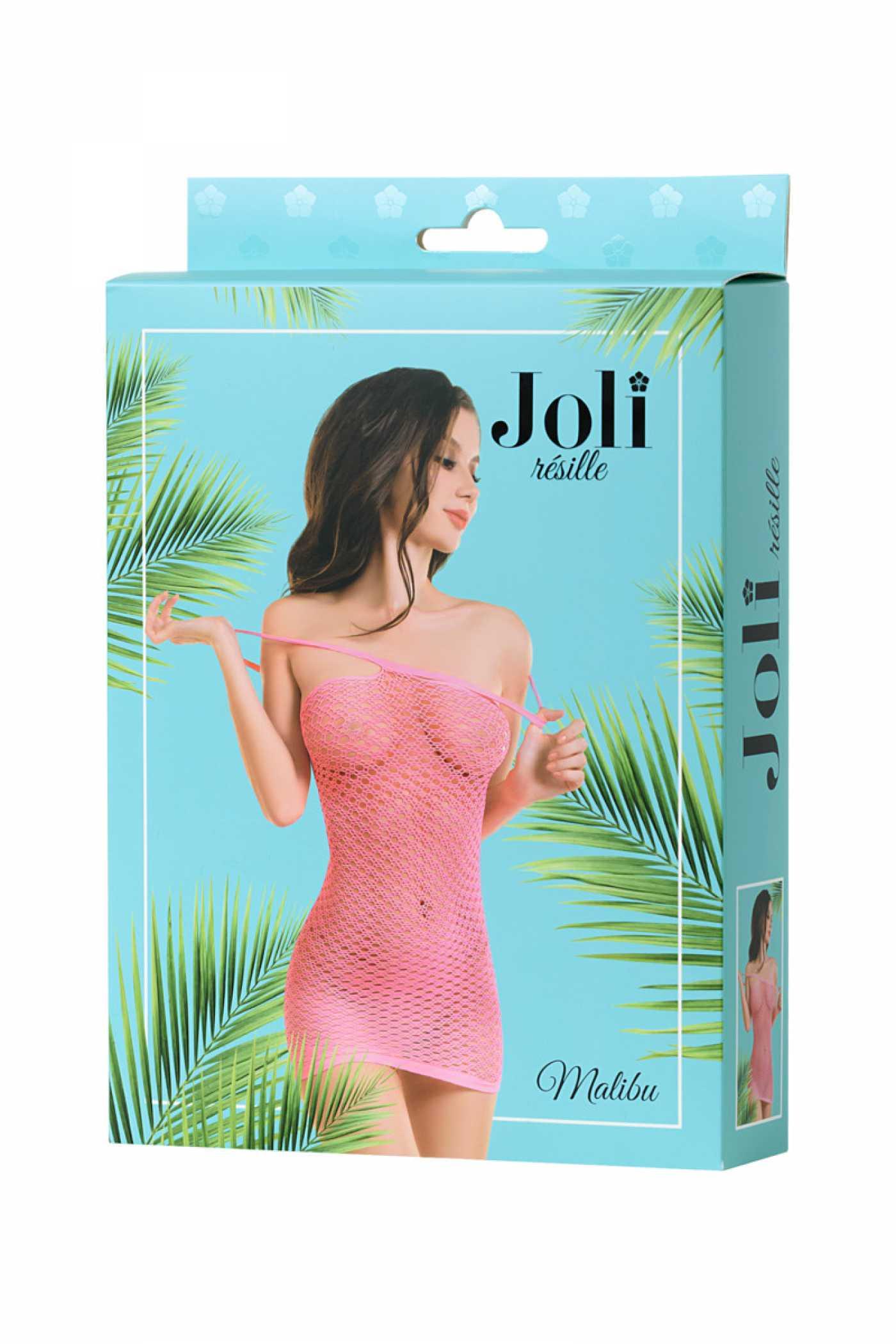 Платье-сетка Joli Malibu розовый