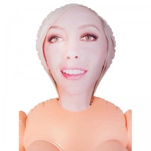 Кукла надувная Cecilia , блондинка, TOYFA Dolls-X, с двумя отверстиями, 160 см