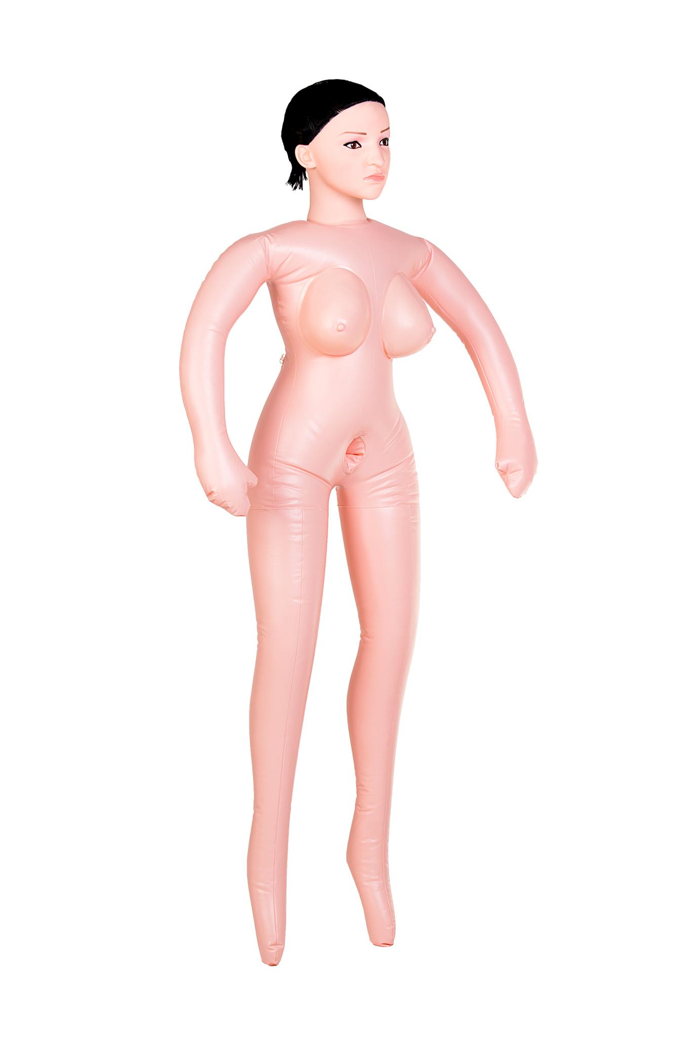 Кукла надувная Nurse Emilia реалистичная голова,брюнетка, TOYFA Dolls-X, с двумя отверстиями,вставка Vestalshop.ru - Изображение 1