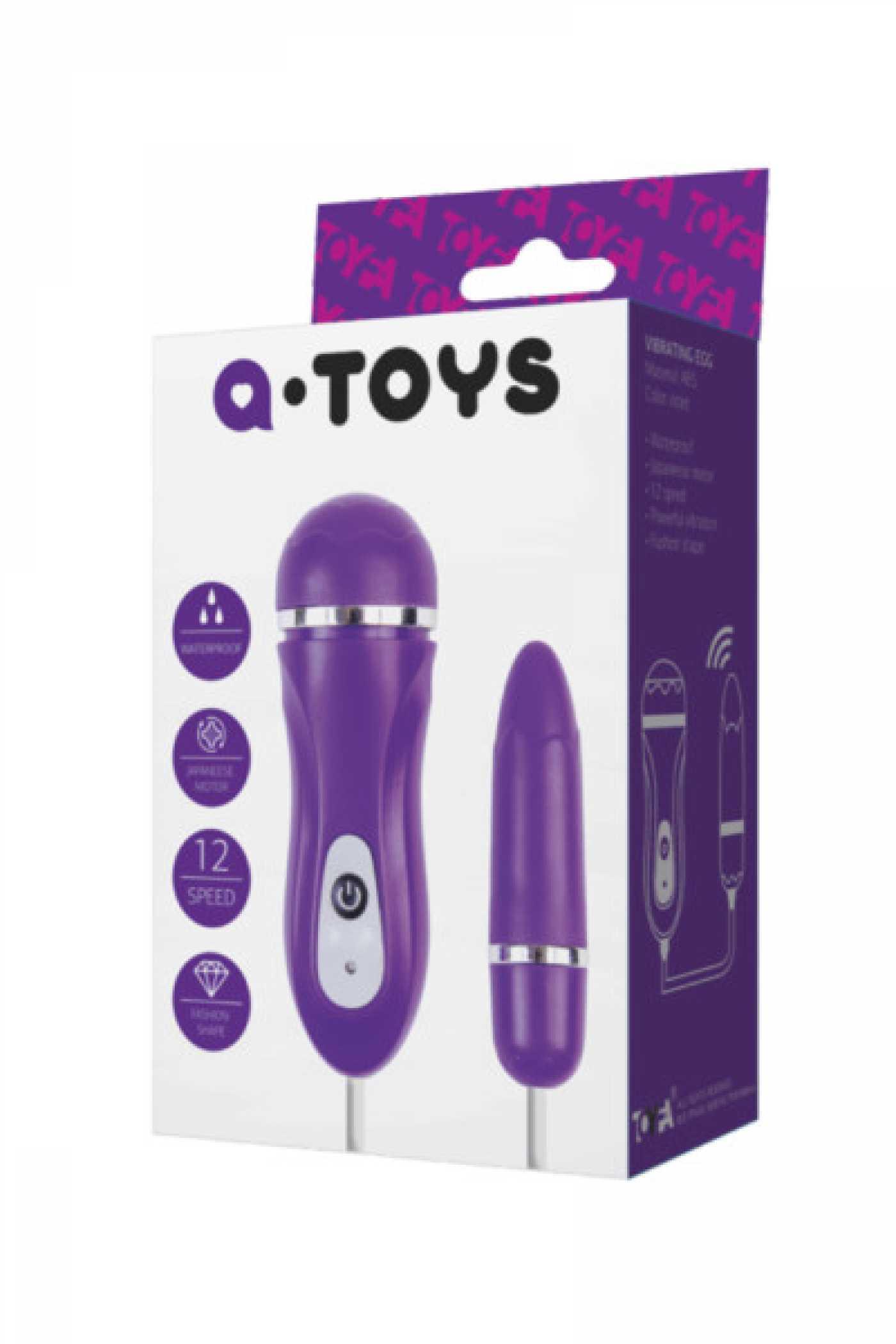 Виброяйцо TOYFA A-toys, ABS пластик, Фиолетовый  Ø1,6 см Vestalshop.ru - Изображение 1