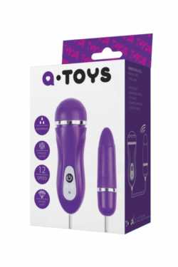 Виброяйцо TOYFA A-toys, ABS пластик, Фиолетовый  Ø1,6 см