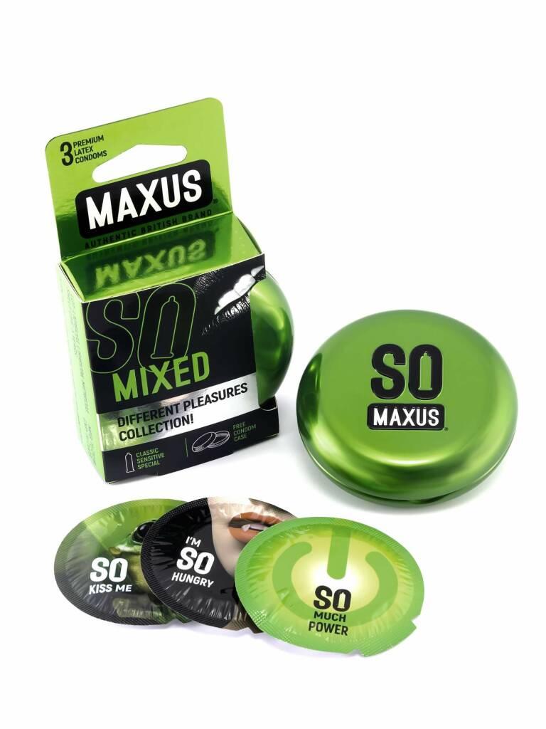MAXUS Mixed презервативы в железном кейсе 3 шт. Vestalshop.ru - Изображение 3