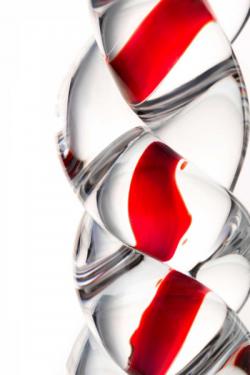 Нереалистичный фаллоимитатор Sexus Glass, Стекло, Прозрачный, 18,2 см