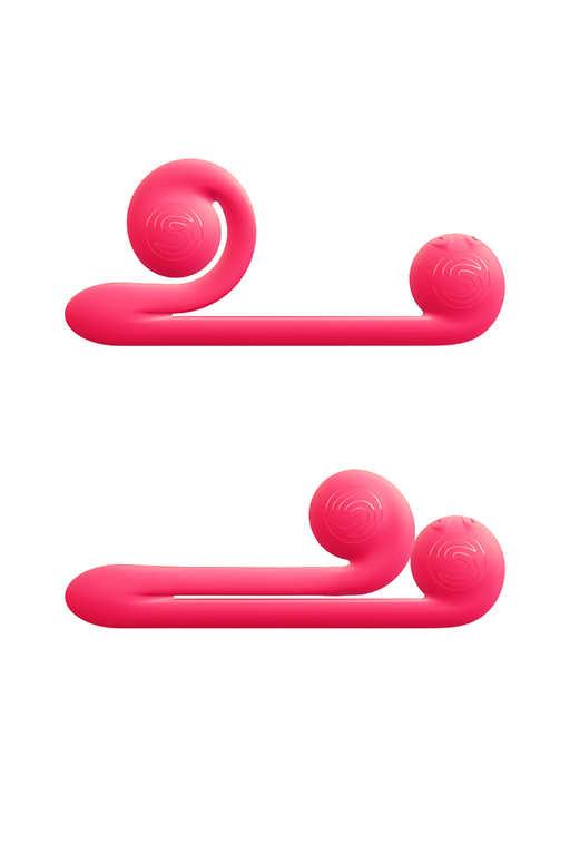 Вибромассажер для двойной стимуляции Snail Vibe, розовый Vestalshop.ru - Изображение 1