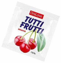 TUTTI-FRUTTI смазка для орального секса со вкусом вишни 4 гр. Vestalshop.ru - Изображение 1