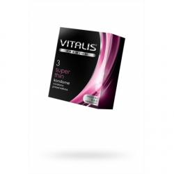 Vitalis №3 Super Thin презервативы ультратонкие 3 шт. Vestalshop.ru - Изображение 3