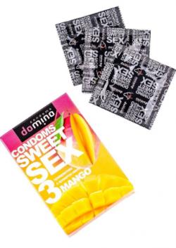 Презервативы Domino Sweet Sex Mango, 3 шт.