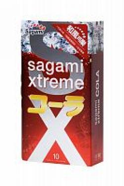 Презервативы латексные SAGAMI XTREME COLA №10, 19 СМ