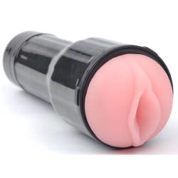 Мастурбатор-вагина в пластиковой черной колбе, 25 см. Vestalshop.ru - Изображение 3