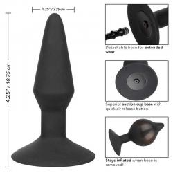 Расширяющаяся анальная пробка Silicone Inflatable Plug (Medium)