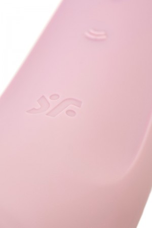 Вакуумно-волновой стимулятор Satisfyer Curvy 2+ с возможностью управления через приложение - розовый