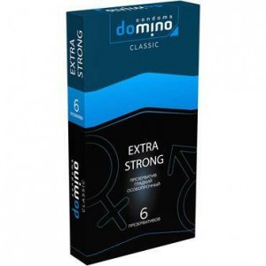 Luxe DOMINO CLASSIC Extra Strong особо прочные презервативы 6 шт.