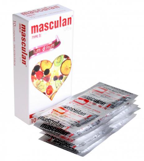 Презервативы Masculan Ultra Tutti-Frutti 10 шт. Vestalshop.ru - Изображение 1