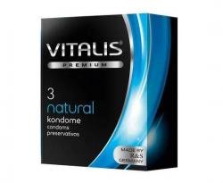 VITALIS PREMIUM № 3 natural презервативы классические ширина 53 мм. Vestalshop.ru - Изображение 2