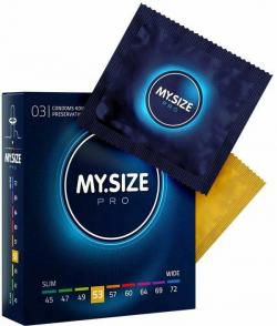 MY.SIZE Pro презервативы диаметром 53 мм., 3 шт. Vestalshop.ru - Изображение 1
