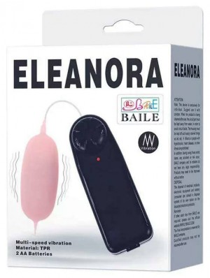Нежно-розовое виброяйцо с пультом Baile Eleanora