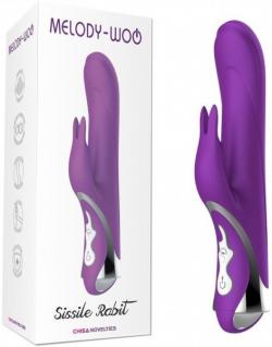 Фиолетовый вибратор-кролик Sissile Rabit Chisa Novelties - 23,5 см Vestalshop.ru - Изображение 1