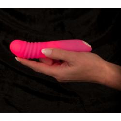 Мини - вибратор Flashing Mini Vibe Pink длина 15 см. диаметр 3.1 см. Vestalshop.ru - Изображение 4