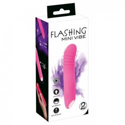 Мини - вибратор Flashing Mini Vibe Pink длина 15 см. диаметр 3.1 см. Vestalshop.ru - Изображение 7