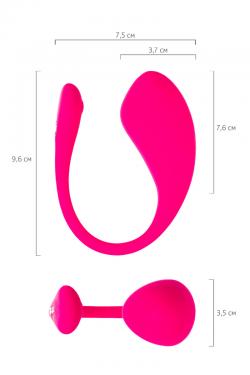 Виброяйцо LOVENSE Lush 3, силикон, розовый, 18 см Vestalshop.ru - Изображение 5