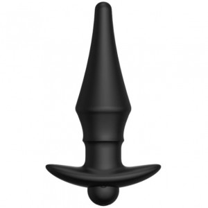 Перезаряжаемая анальная пробка №08 Cone-shaped butt plug