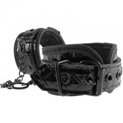 Черные наручники из эко кожи FFSLE Couture Cuffs Black Vestalshop.ru - Изображение 2