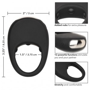 Перезаряжаемое эрекционное виброкольцо Silicone Rechargeable Pleasure Ring