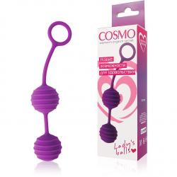COSMO Вагинальные шарики фиолетовый Vestalshop.ru - Изображение 1