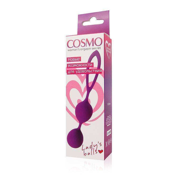 COSMO Вагинальные шарики фиолетовый диаметр 3 см, вес 60 г Vestalshop.ru - Изображение 4