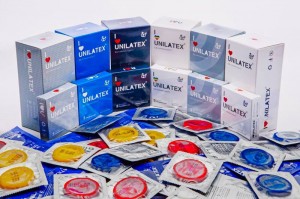 UNILATEX RIBBED презервативы с рифленой поверхностью, 12 шт.