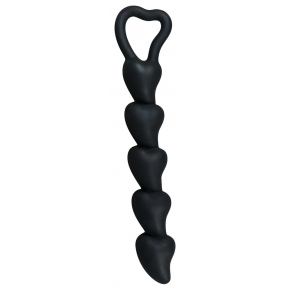 Анальная цепочка Black Velvets Anal beads, 18,5 см.